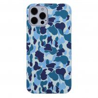 Husă de protecție camuflaj pentru iPhone 11 Pro - albastru