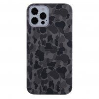 Husă de protecție camuflaj pentru iPhone 11 Pro Max - negru