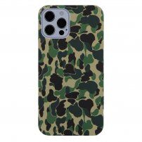 Husă de protecție camuflaj pentru iPhone 12 Pro Max - verde