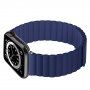 Curea magnetică din silicon pentru Apple Watch 42mm / 41mm / 40mm / 38mm - albastru