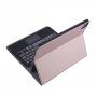 Carcasă cu tastatură, touchpad și spațiu pentru Apple Pencil pentru iPad Air 4 (2020) / Air 5 (2022) / Pro 11" (2018-2022) - roz