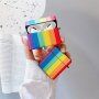 Husă de protecție din silicon pentru AirPods Pro - curcubeu