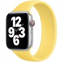 Curea din silicon filetat pentru Apple Watch Ultra 49mm / 46mm / 45mm / 44mm / 42mm - M - galben