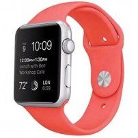Curea sport din silicon pentru Apple Watch Ultra 49mm / 46mm / 45mm / 44mm / 42mm - M/L - coral