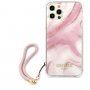 Guess Marble husă pentru iPhone 12 Pro Max - roz