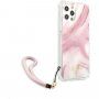Guess Marble husă pentru iPhone 12 Pro Max - roz