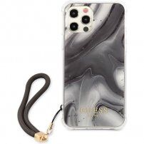 Guess Marble husă pentru iPhone 12 Pro Max - gri