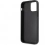 Guess Saffiano Big 4G Metal Logo husă pentru iPhone 12 Pro Max - negru