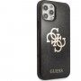Guess Big 4G Full Glitter husă pentru iPhone 12 Pro Max - negru