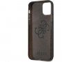 Guess Big 4G Full Glitter husă pentru iPhone 12 Pro Max - negru