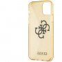Guess Big 4G Full Glitter husă pentru iPhone 12 Pro Max - auriu