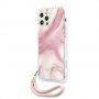 Guess Marble husă pentru iPhone 12 Pro Max - roz