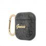 Guess 4G Script husă pentru AirPods 1 / 2 - gri