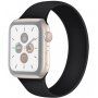 Curea din silicon filetat pentru Apple Watch 42mm / 41mm / 40mm / 38mm - S - negru