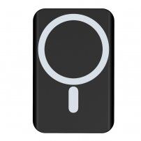 Powerbank de încărcare wireless cu suport MagSafe cu port USB-C - 4 000 mAh - Negru