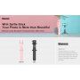 Baseus Lovely bluetooth selfie stick cu trepied pentru iPhone - negru