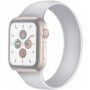 Curea din silicon filetat pentru Apple Watch 42mm / 41mm / 40mm / 38mm - S - alb
