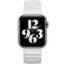 Curea din silicon cu fixare magnetică pentru Apple Watch 42mm / 41mm / 40mm / 38mm - alb