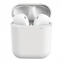InPods 12 căști bluetooth wireless cu carcasă de încărcare pentru dispozitivele Apple - alb