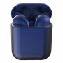 InPods 12 căști bluetooth wireless cu carcasă de încărcare pentru dispozitivele Apple - safir albastru