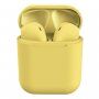 InPods 12 căști bluetooth wireless cu carcasă de încărcare pentru dispozitivele Apple - galben