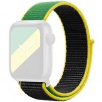 Curea din nailon cu închidere prin velcro pentru Apple Watch Ultra 49mm / 46mm / 45mm / 44mm / 42mm - Jamaica