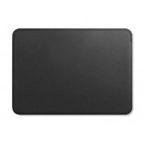 Carcasă Totudesign din piele PU pentru MacBook 13" / Air 13" / Pro 13" - negru