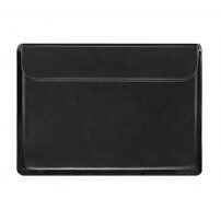 Dux Ducis Plic din piele PU cu suport integrat pentru MacBook 13" / Air 13" / Pro 13" - negru