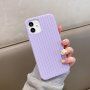 Husă din silicon cu model împletit pentru iPhone 11 Pro - violet