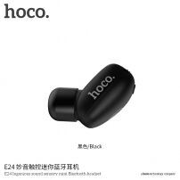 Cască mică Bluetooth HOCO, cu microfon, pentru Apple iPhone - negru