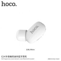 Cască mică Bluetooth HOCO, cu microfon, pentru Apple iPhone - alb