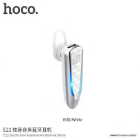 Cască Bluetooth HOCO Dazzle, cu microfon, pentru Apple iPhone - alb