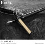 Cască elegantă Bluetooth HOCO, cu microfon, pentru Apple iPhone - auriu