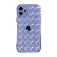 Husă de protecție cu buline pentru iPhone 11 Pro - violet
