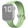 Curea din silicon împletită pentru Apple Watch Ultra 49mm / 46mm / 45mm / 44mm / 42mm - verde