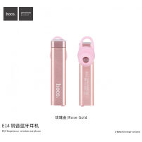 Cască wireless Bluetooth HOCO, pentru Apple iPhone - roz-auriu