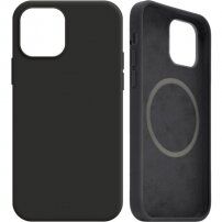 FIXED MagFlow husă din silicon cu suport Magsafe pentru iPhone 12 mini - negru