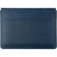 FIXED Oxford husă din piele pentru MacBook Air 13" (A1237 / A1304 / A1369 / A1466) - albastră inchis