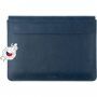 FIXED Oxford husă din piele pentru MacBook Air 13" (A1237 / A1304 / A1369 / A1466) - albastră inchis