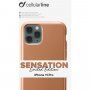 CellularLine Sensation Metallic carcasă din silicon pentru iPhone 11 Pro - auriu