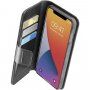 Cellularline Book Agenda 2 carcasă din piele PU pentru iPhone 12 / 12 Pro - negru