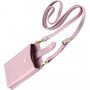 Cellularline Mini Bag carcasă pe gât pentru iPhone - roz