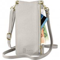 Cellularline Mini Bag carcasă pe gât pentru iPhone - argint