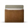 FIXED Oxford husă din piele cu matlasare pentru MacBook 12" (A1534) - maro