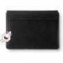 FIXED Oxford husă din piele cu matlasare pentru MacBook Pro 16" (A2141 / A2485 / A2780) - negru