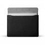 FIXED Oxford husă din piele cu matlasare pentru MacBook Pro 16" (A2141 / A2485 / A2780) - negru