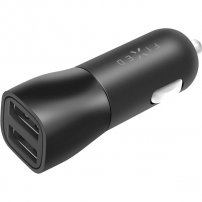 FIXED Smart Rapid Charge 15 W încărcător auto cu 2xUSB - negru