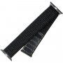 FIXED Nylon Strap curea din nailon pentru Apple Watch 42mm / 41mm / 40mm / 38mm - negru reflectorizant