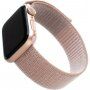 FIXED Nylon Strap curea din nailon pentru Apple Watch 42mm / 41mm / 40mm / 38mm - roz-auriu