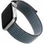 FIXED Nylon Strap curea din nailon pentru Apple Watch 42mm / 41mm / 40mm / 38mm - gri închis
